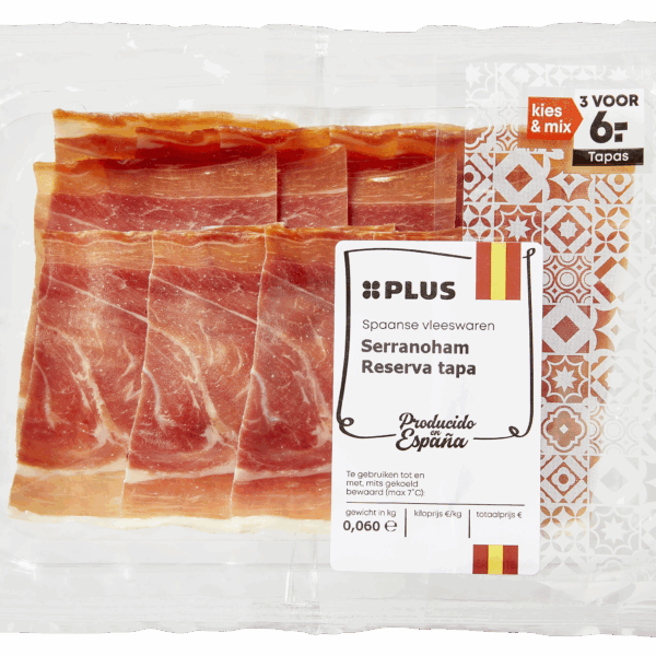 PLUS Serrano Ham Reserva - PLUS