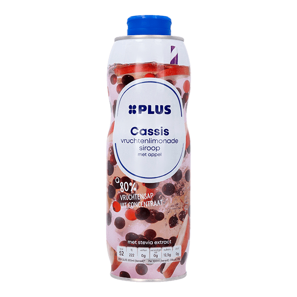 PLUS Siroop cassis - PLUS