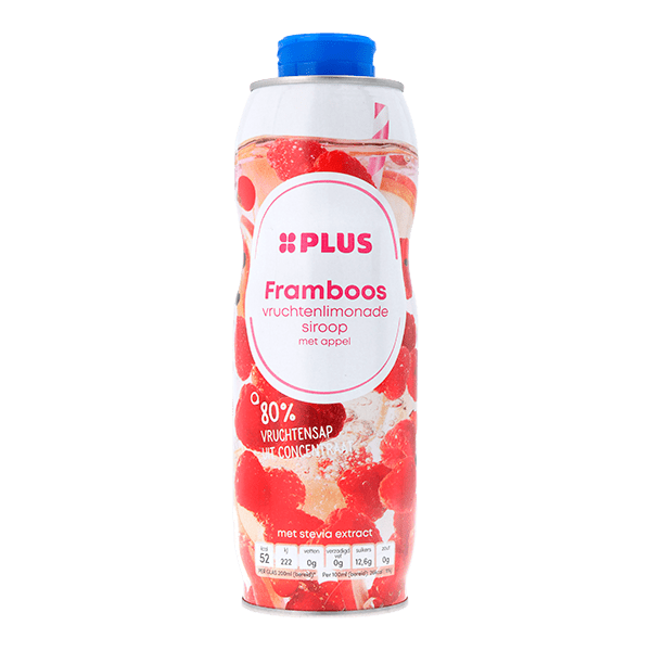 PLUS Siroop framboos - PLUS
