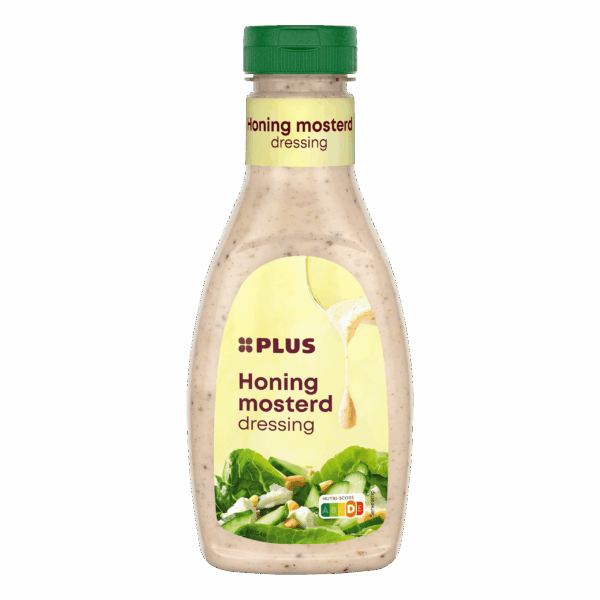 PLUS Sladressing honing-mosterd - PLUS