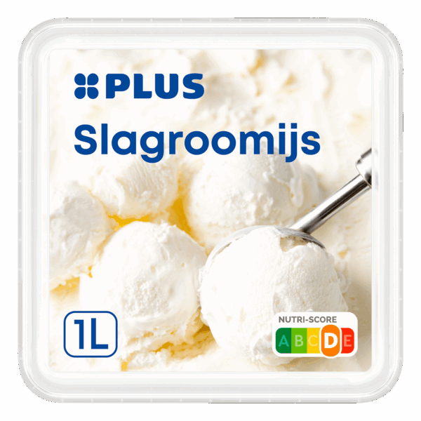PLUS Slagroomijs - PLUS