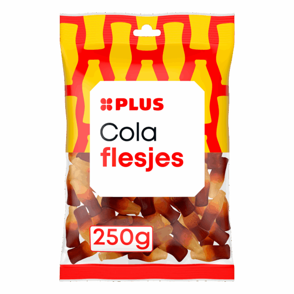 PLUS Snoep colaflesjes - PLUS