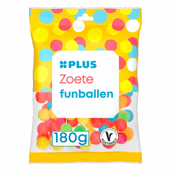PLUS Snoep fun ballen - PLUS