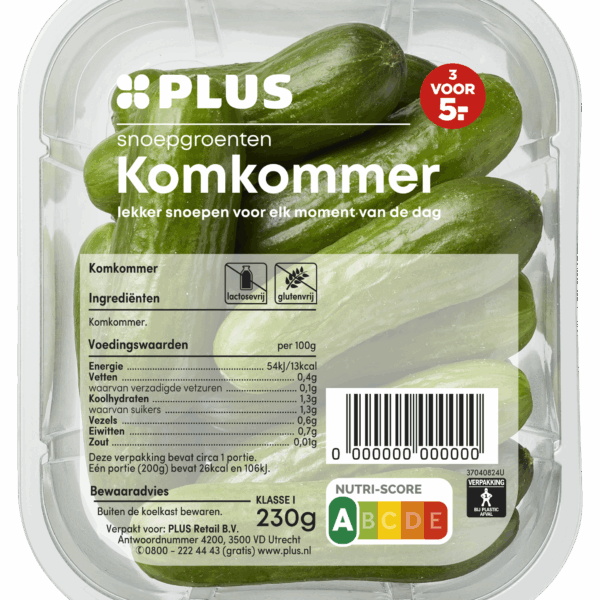 PLUS Snoepkomkommer - PLUS