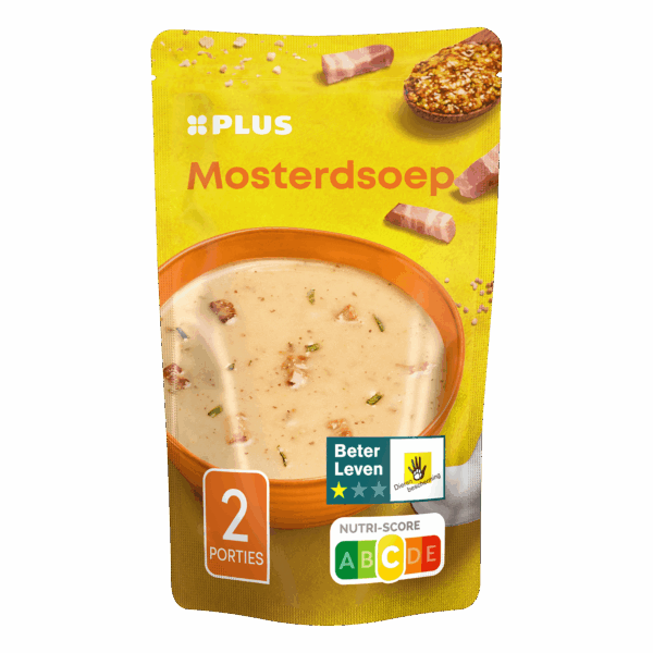 PLUS Soep in zak mosterdsoep - PLUS