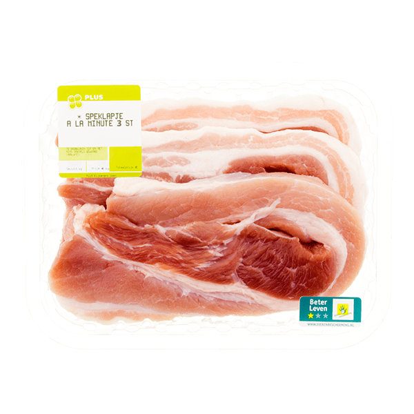 PLUS Speklapje a la minute 3 stuks - PLUS