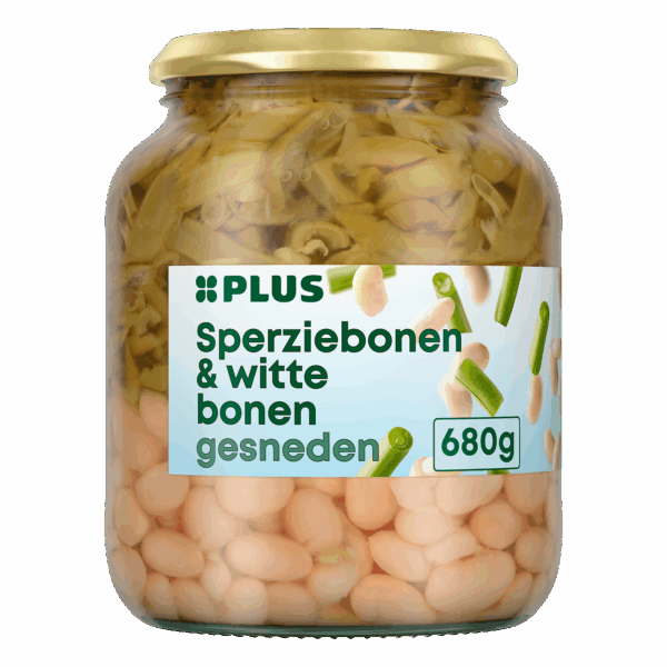 PLUS Sperziebonen met witte bonen - PLUS