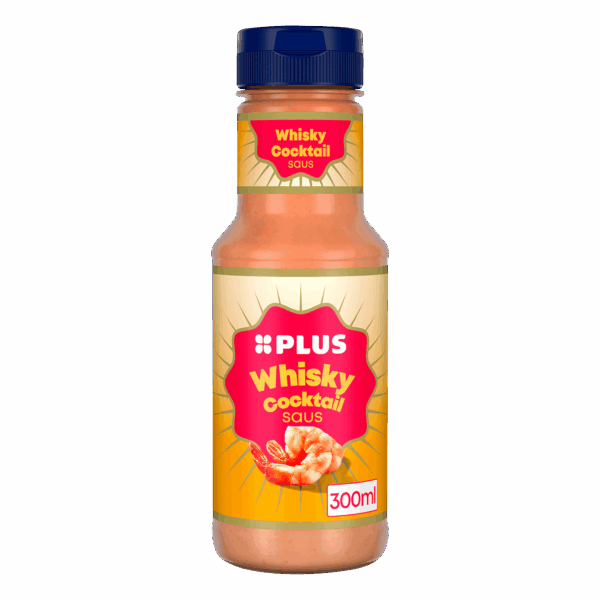 PLUS Tafelsaus whiskey cocktailsaus - PLUS