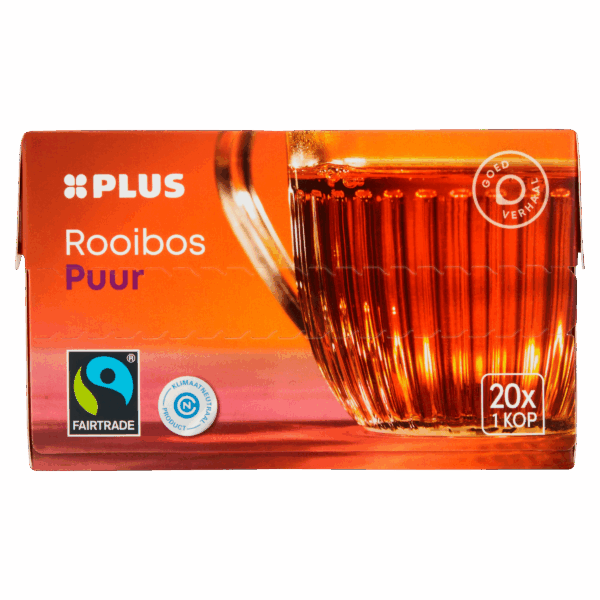 PLUS Thee Rooibos Puur Fairtrade - PLUS