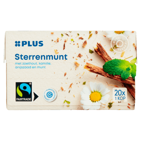 PLUS Thee Sterrenmunt Fairtrade - PLUS