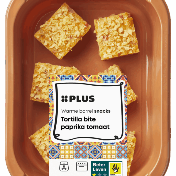 PLUS Tortilla bite paprika-tomaat - PLUS
