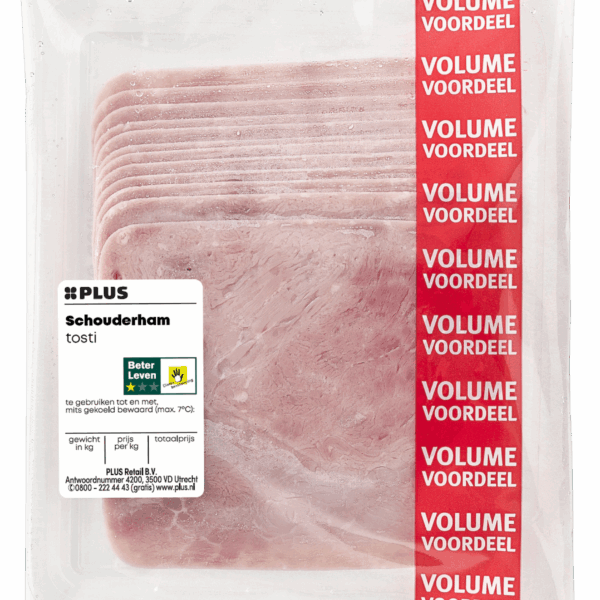 PLUS Tosti schouderham - PLUS