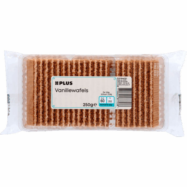 PLUS Vanille wafels - PLUS