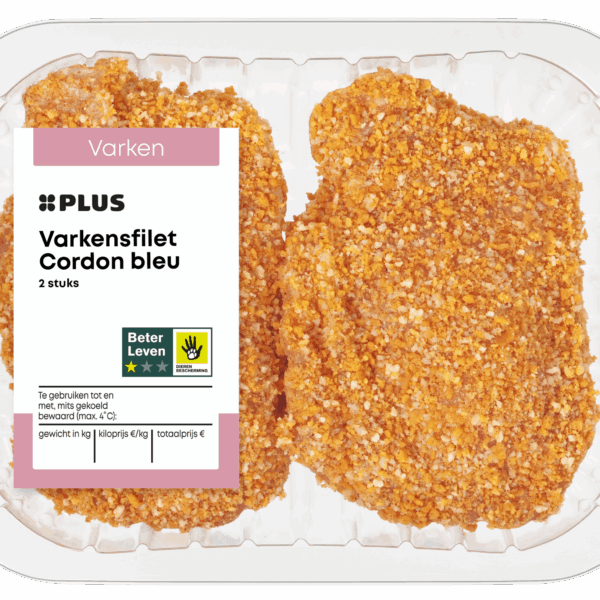 PLUS Varkens cordon bleu 2 stuks - PLUS