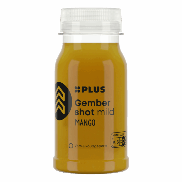 PLUS Vers shot gember mango (mild) - PLUS