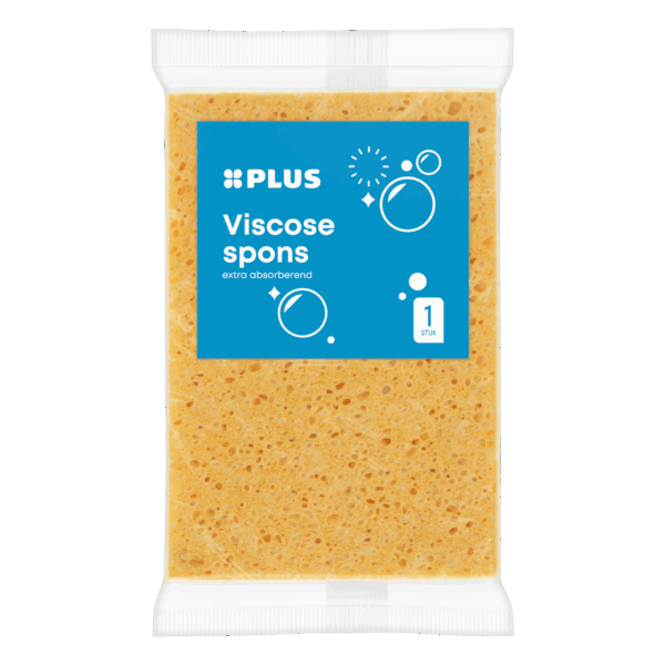 PLUS Viscose huishoudspons large - PLUS