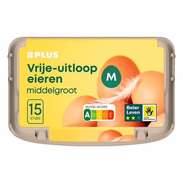 PLUS Vrije uitloop eieren Middelgroot - PLUS