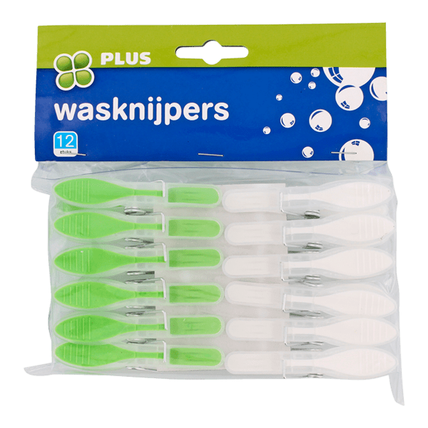PLUS Wasknijpers plastic - PLUS