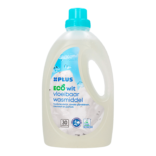 PLUS Wasmiddel vlb wit eco hypo allergeen - PLUS