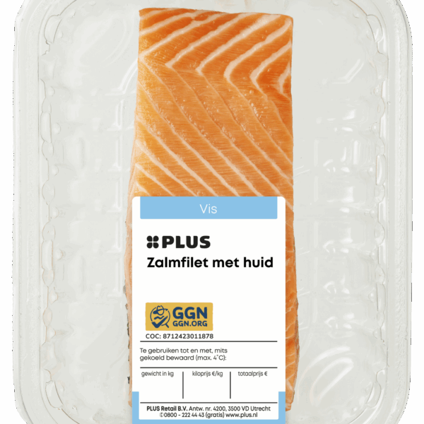 PLUS Zalmfilet met huid - PLUS