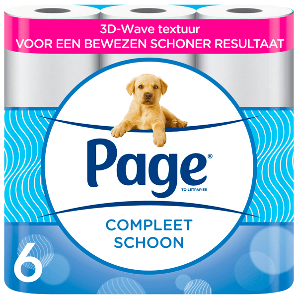 Page Compleet Schoon toiletpapier - PLUS