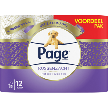 Page Kussenzacht Toiletpapier 12-rollen - JUMBO
