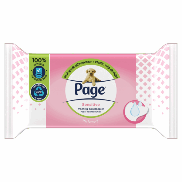 Page Sensitive Vochtig Toiletpapier - PLUS
