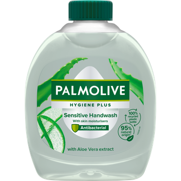 Palmolive Hygiene Plus Sensitive Antibacteriële Navulling Handzeep - JUMBO