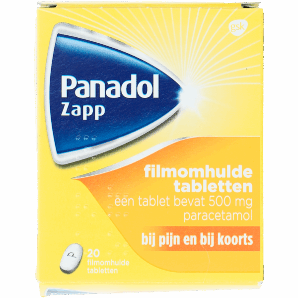 Panadol Zapp filmomhuld 500mg - PLUS