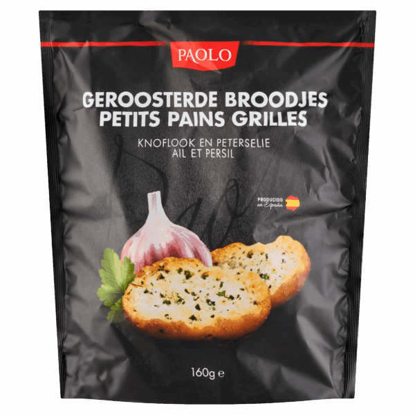 Paolo Geroosterde broodjes knoflook - PLUS