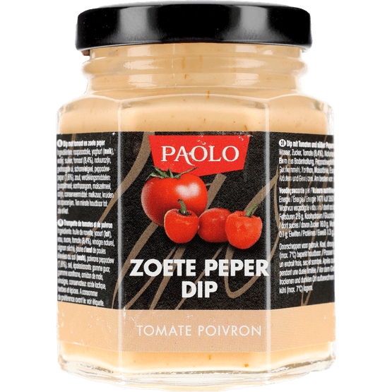 Paolo Zoete peper tomaat dip - Dirk