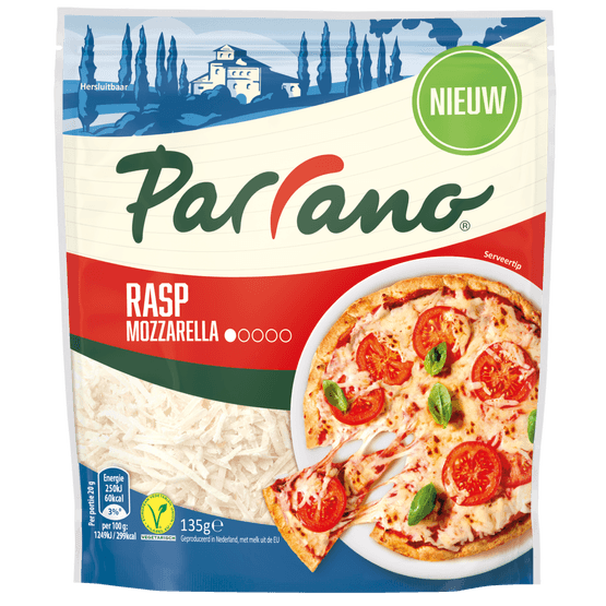 Parrano Mozzarella geraspt - Dirk