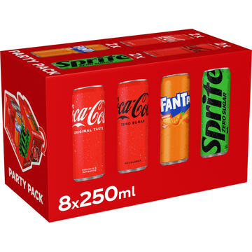 Party Pack 8 x 250 ml - JUMBO