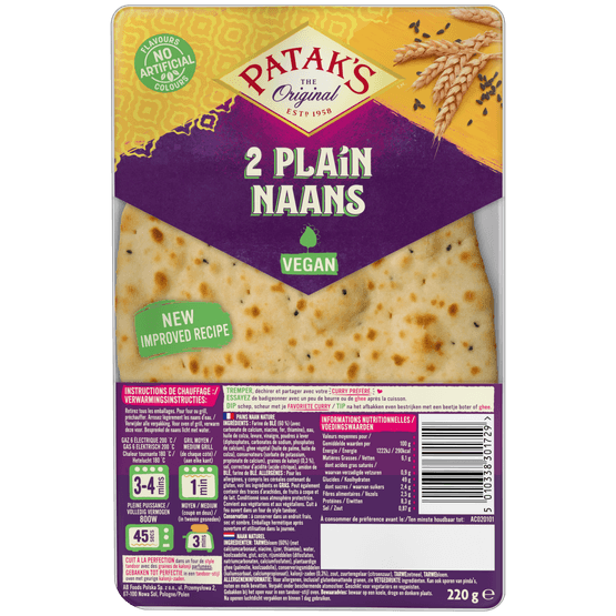 Patak's Naan plain - Dirk