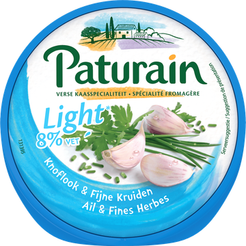 Paturain Verse Roomkaas Light Knoflook & Fijne Kruiden - JUMBO
