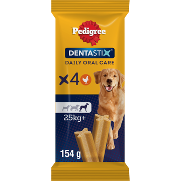 Pedigree Dentastix Maxi Kauwstaaf - Gebitsverzorgende Hondensnack - 4 Stuks - JUMBO