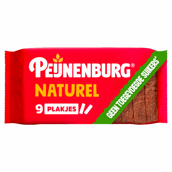 Peijnenburg Naturel zonder toegevoegde suikers gesneden - PLUS