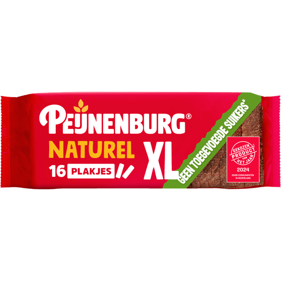 Peijnenburg Ontbijtkoek naturel geen toegevoegde suiker - Dirk