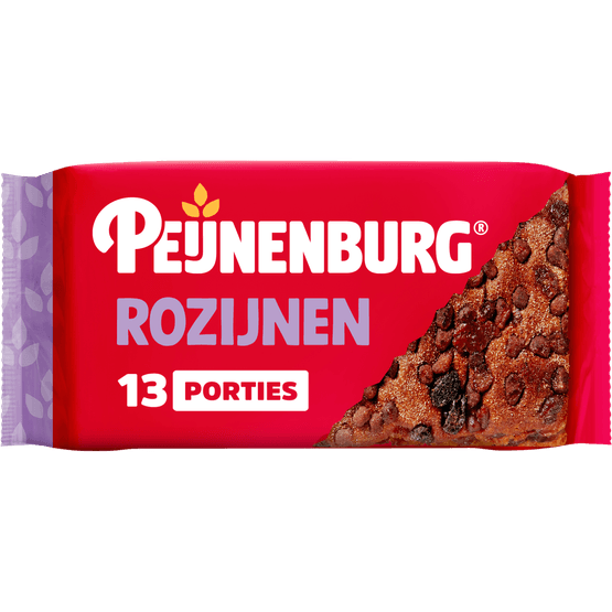 Peijnenburg Ontbijtkoek rozijnen ongesneden - Dirk