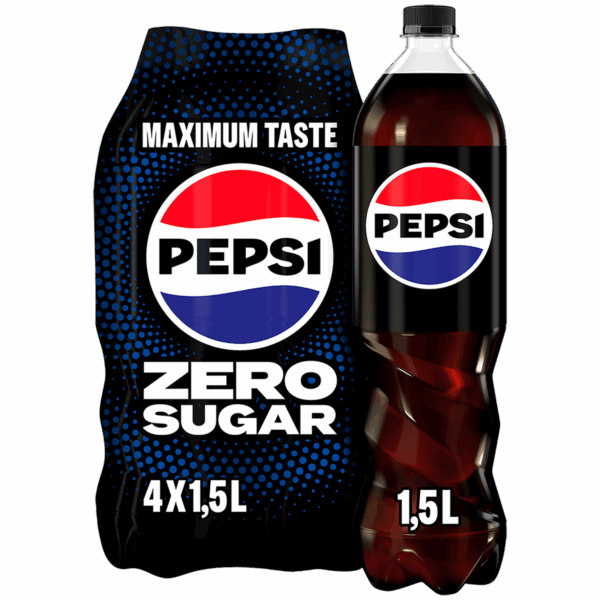 Pepsi Cola Zero 4-pack - PLUS