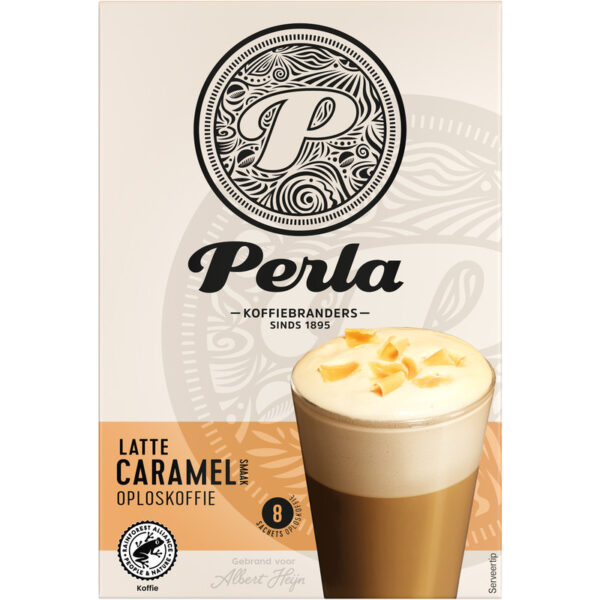 Perla Huisblends Latte Caramel Oploskoffie - Albert Heijn