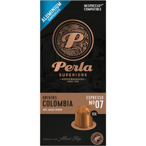 Perla Superiore Origins Colombia Espresso Capsules - Albert Heijn