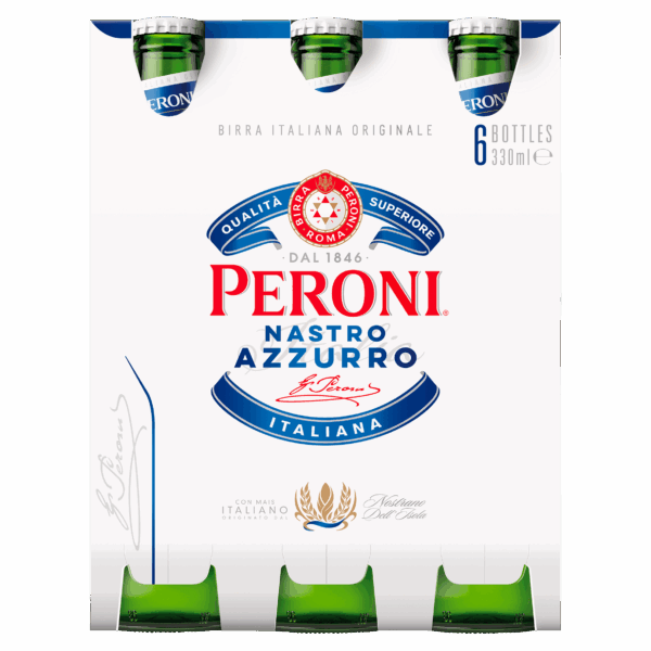 Peroni Nastro Azzuro Bier Fles - PLUS