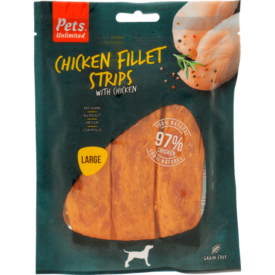 Pets Hondensnacks chicken fillets large - Dirk