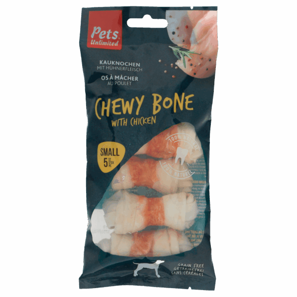 Pets Unlimited Chewy Bones Kip Small - PLUS