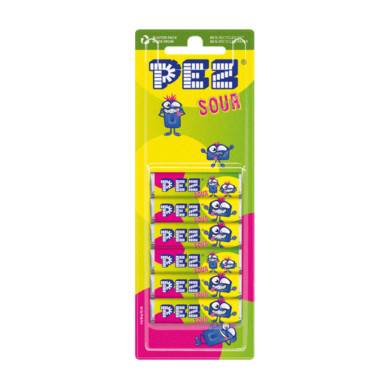 Pez Sour mix blister 6 st. - Dirk