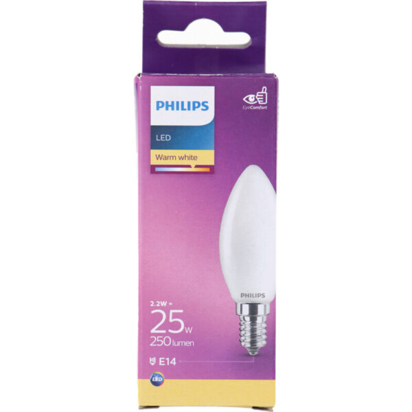 Philips LED Fil Kaars Mat E14 25W - Albert Heijn