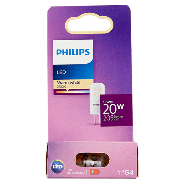 Philips LED capsule 20W G4 WW 12V ND SRT6 - PLUS