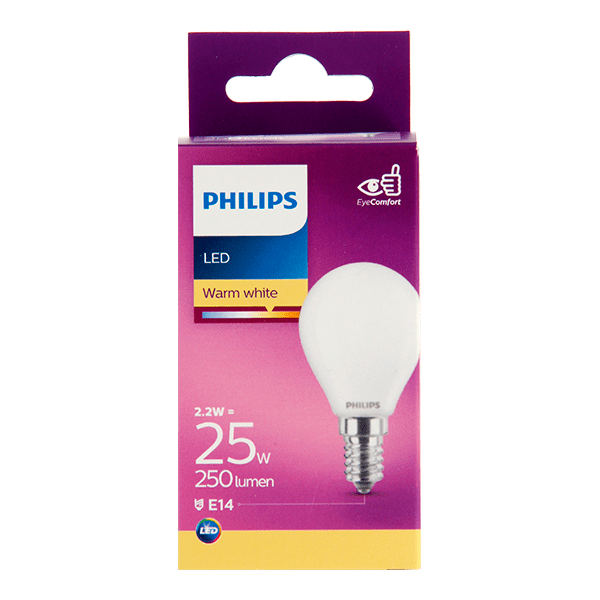 Philips LED kogel 25W E14 - PLUS