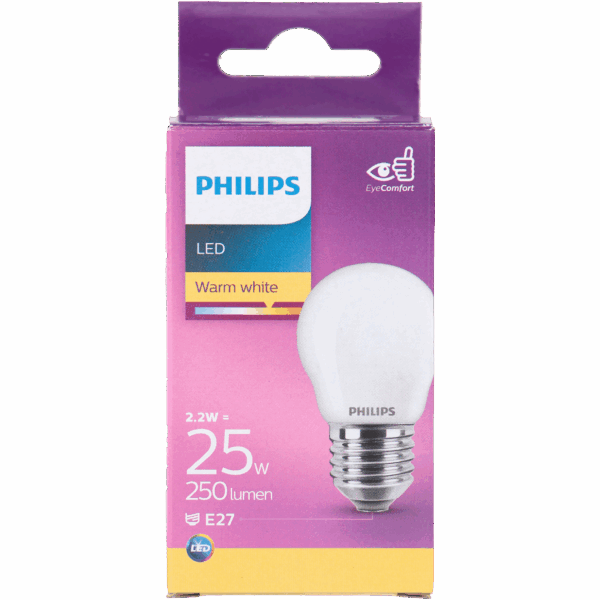 Philips LED kogel 25W E27 - PLUS